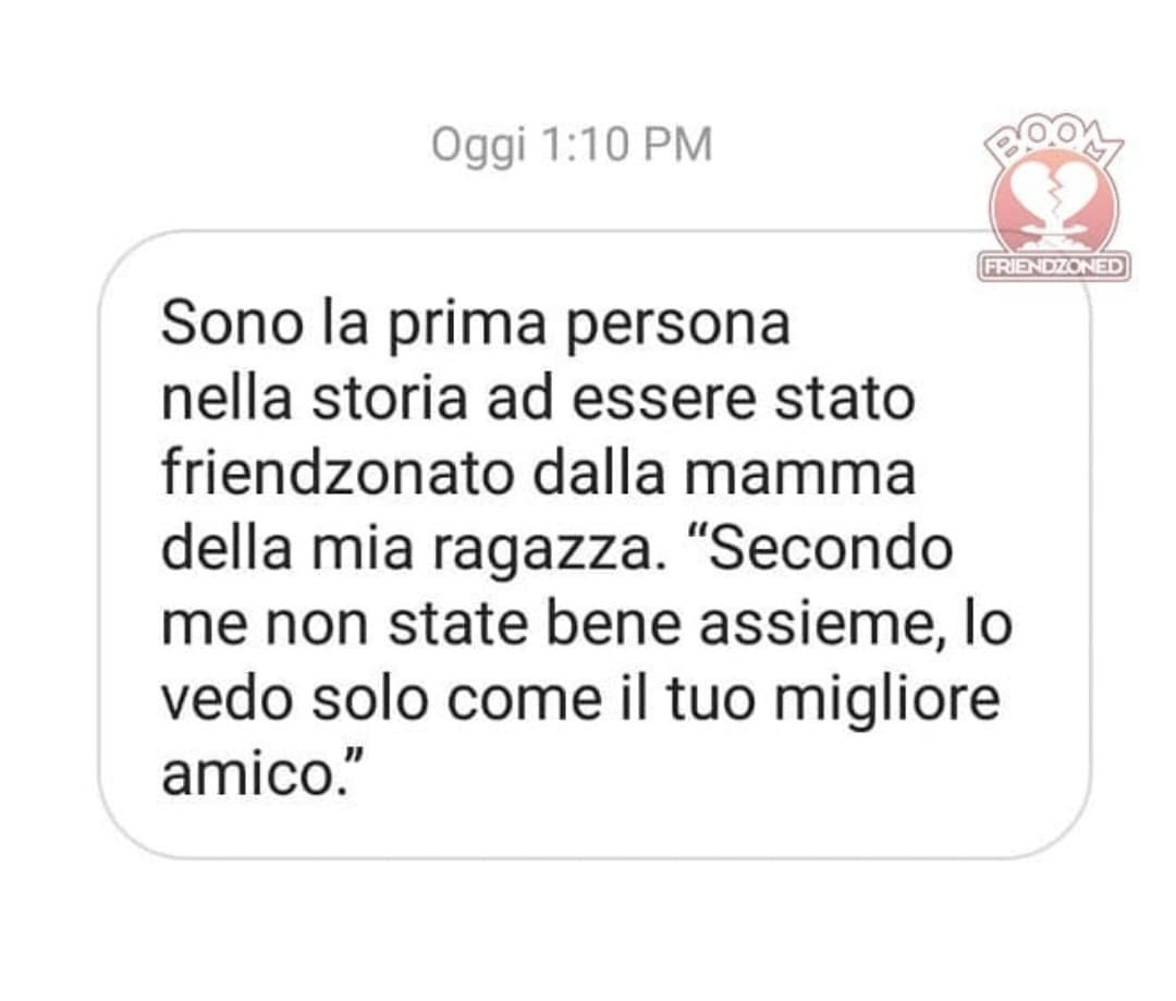 ... Che friendzone triste