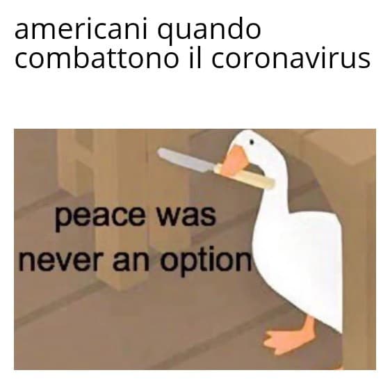 peace was never an option