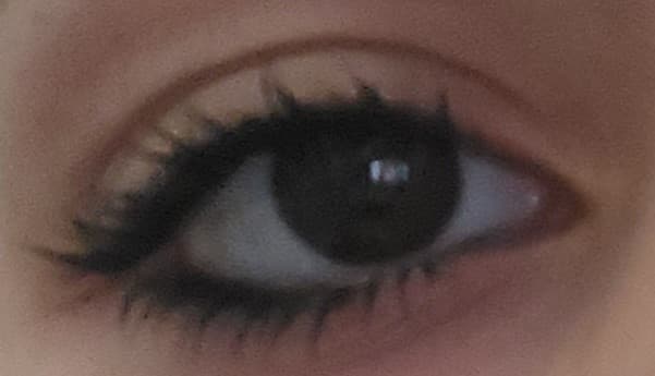 Oggi stranamente ho messo il mascara bene :)