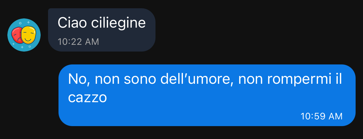 Sono proprio una persona dolce