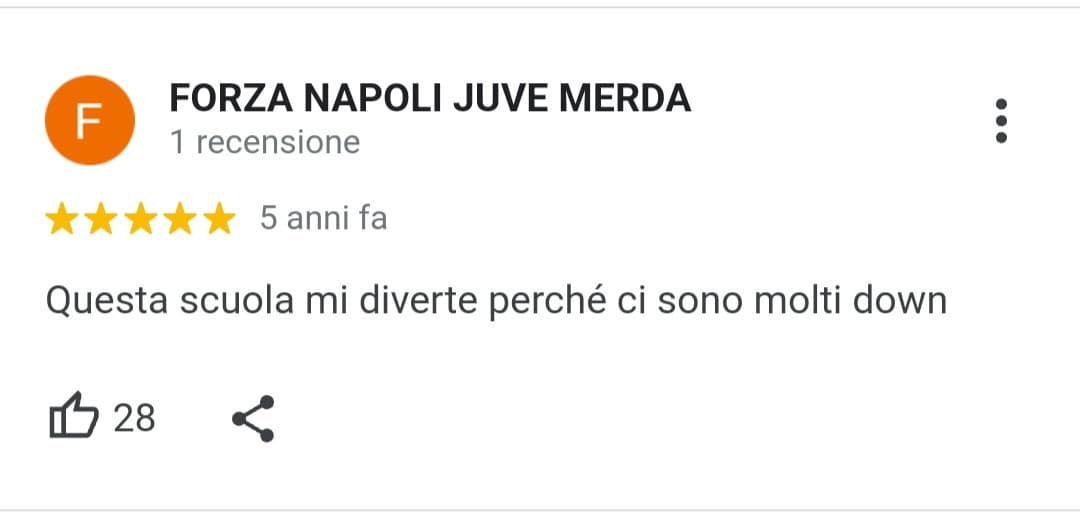 adoro le recensioni della mia scuola