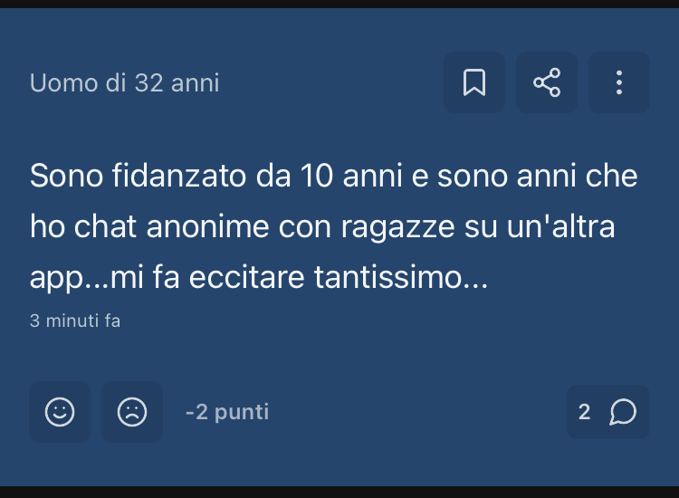 x: “perché hai paura di fidanzarti?” io: