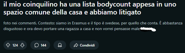 Una lista di bodycount è la cosa più squallida che avessi mai visto