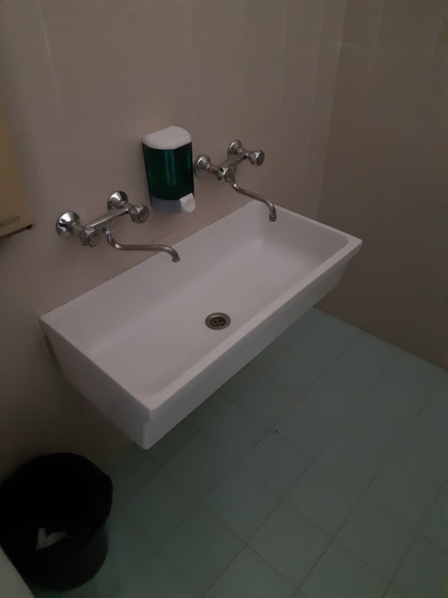 Oggi pomeriggio ero in una scuola elementare e i lavandini nei bagni mi arrivavano al ginocchio ? che ricordi