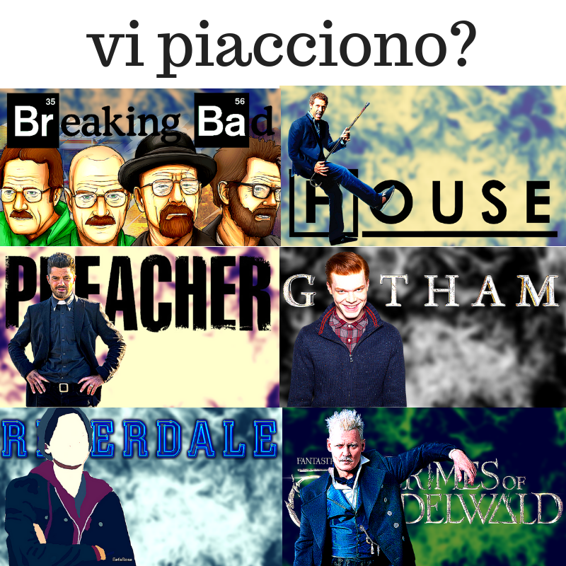 Vi stimo se riconoscete tutte le serie tv.