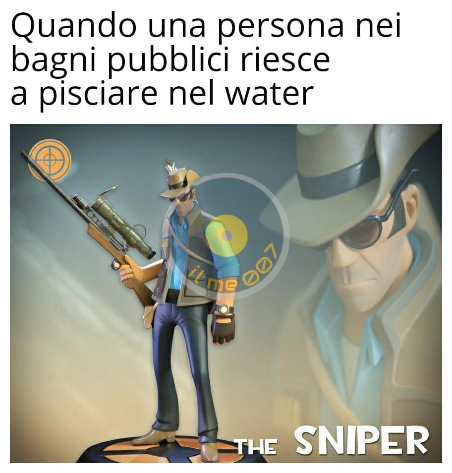 secondo mè, li la gente piscia bendata