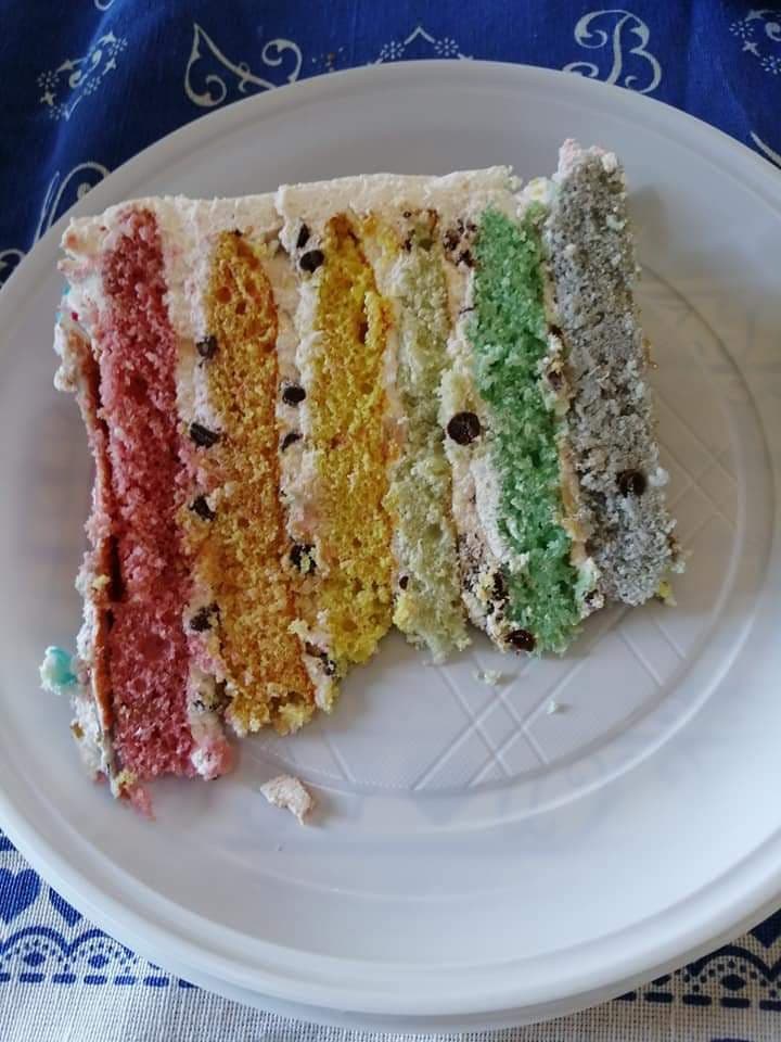 Torta arcobaleno?❤