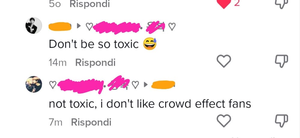 Esattamente cosa vuol dire, cosa significa crowd effect fans? Che si fanno trascinare dalla massa? 