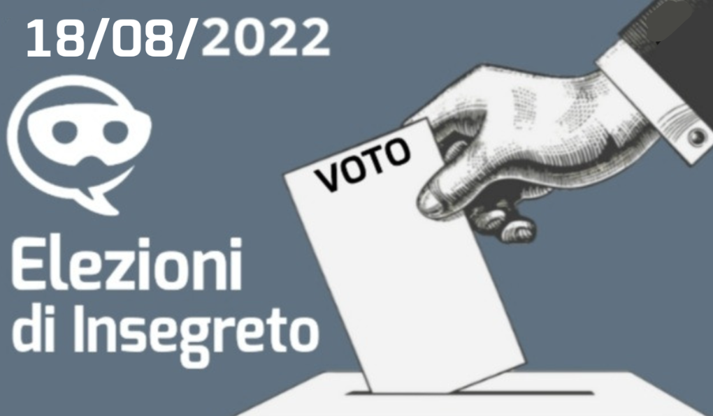 INIZIANO LE ELEZIONI DI INSEGRETO! - ANDATE A VOTARE!