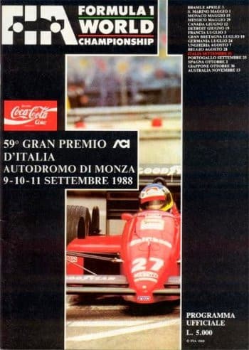 1988: LIX Coca-Cola Gran Premio d'Italia - In memoria del Drake.