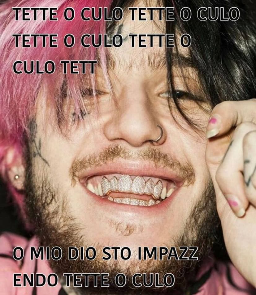 sei nelle mie palle come piscio