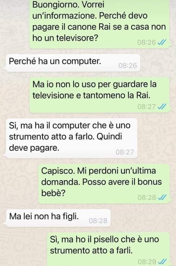 Direi che non fa una piega... voi che dite?