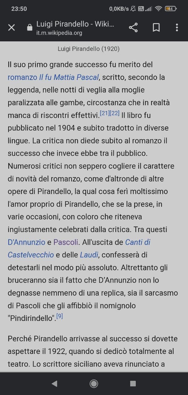 Pirandello basatissimo 