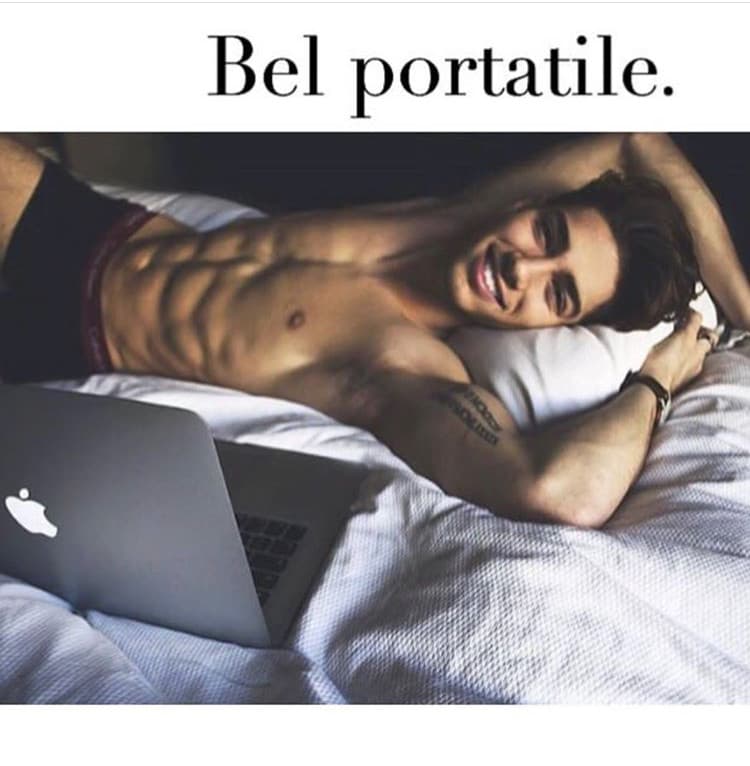 Il portatile, aha?