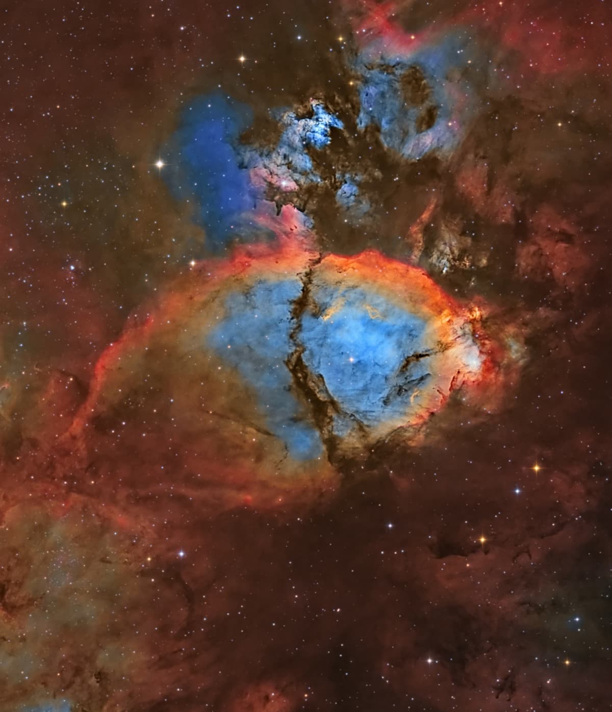 Nebulosa testa di pesce