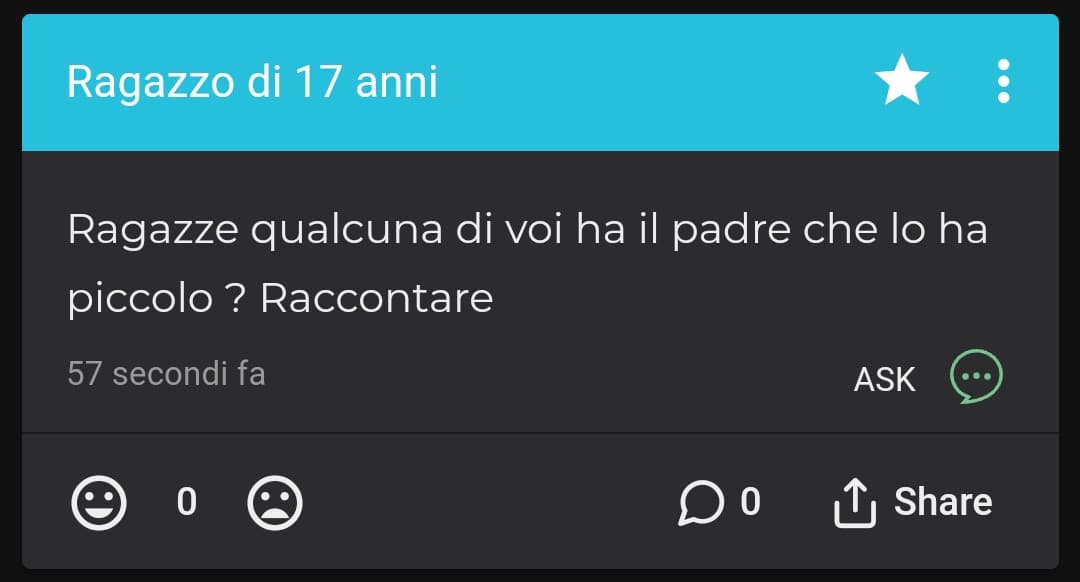 Ogni volta che entro nella sezione segreti per sbaglio rimango deluso 