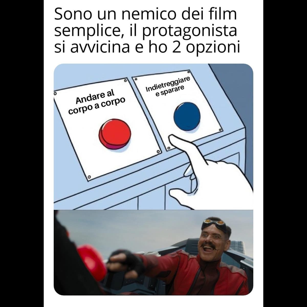 Qualche problema di scrittura c'è nei film d'azione 🐒