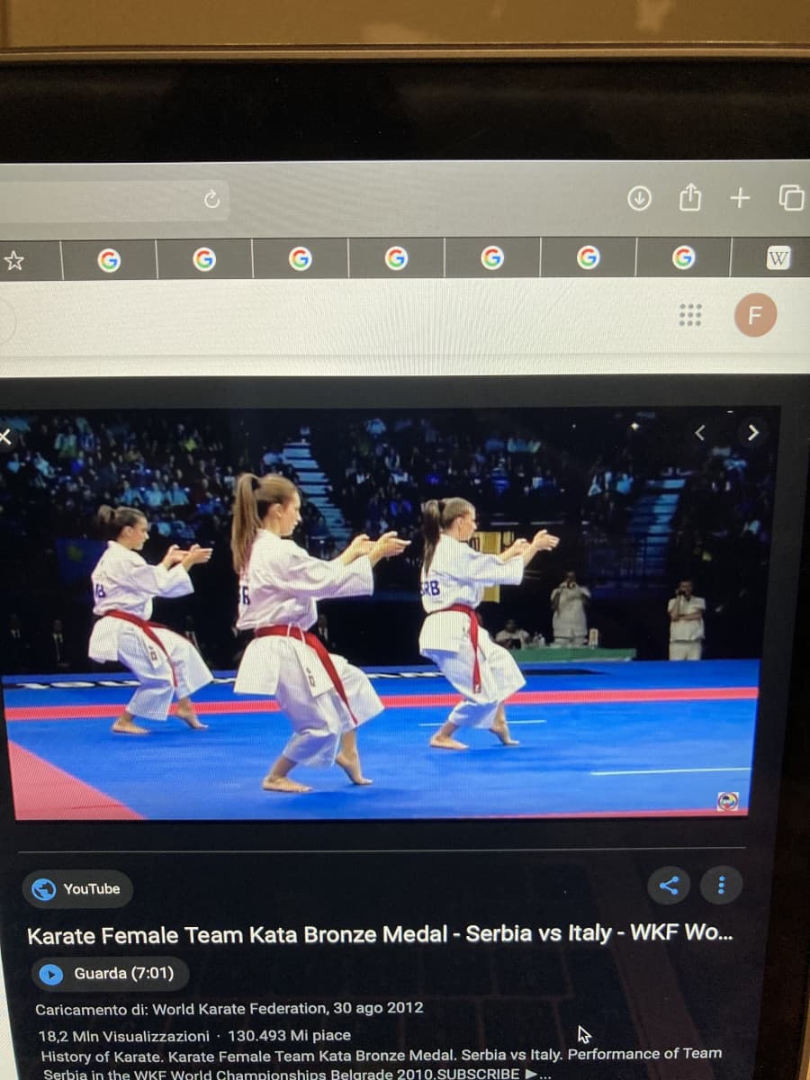 C’è qualcuno che si intende di karate e mi sa dire il nome di questo kata? 