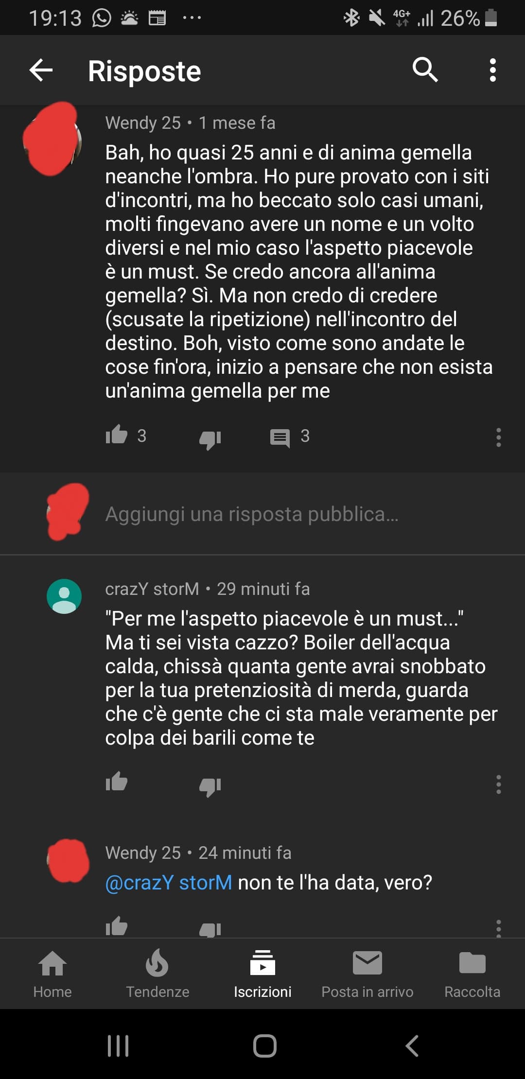 Quando un troll prova ad offenderti e non ci riesce.