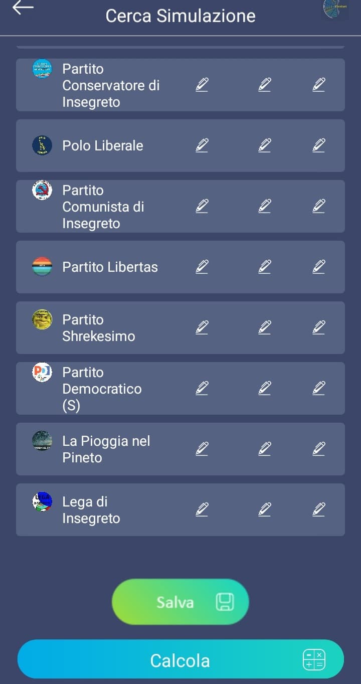 XXVI Elezioni di Insegreto