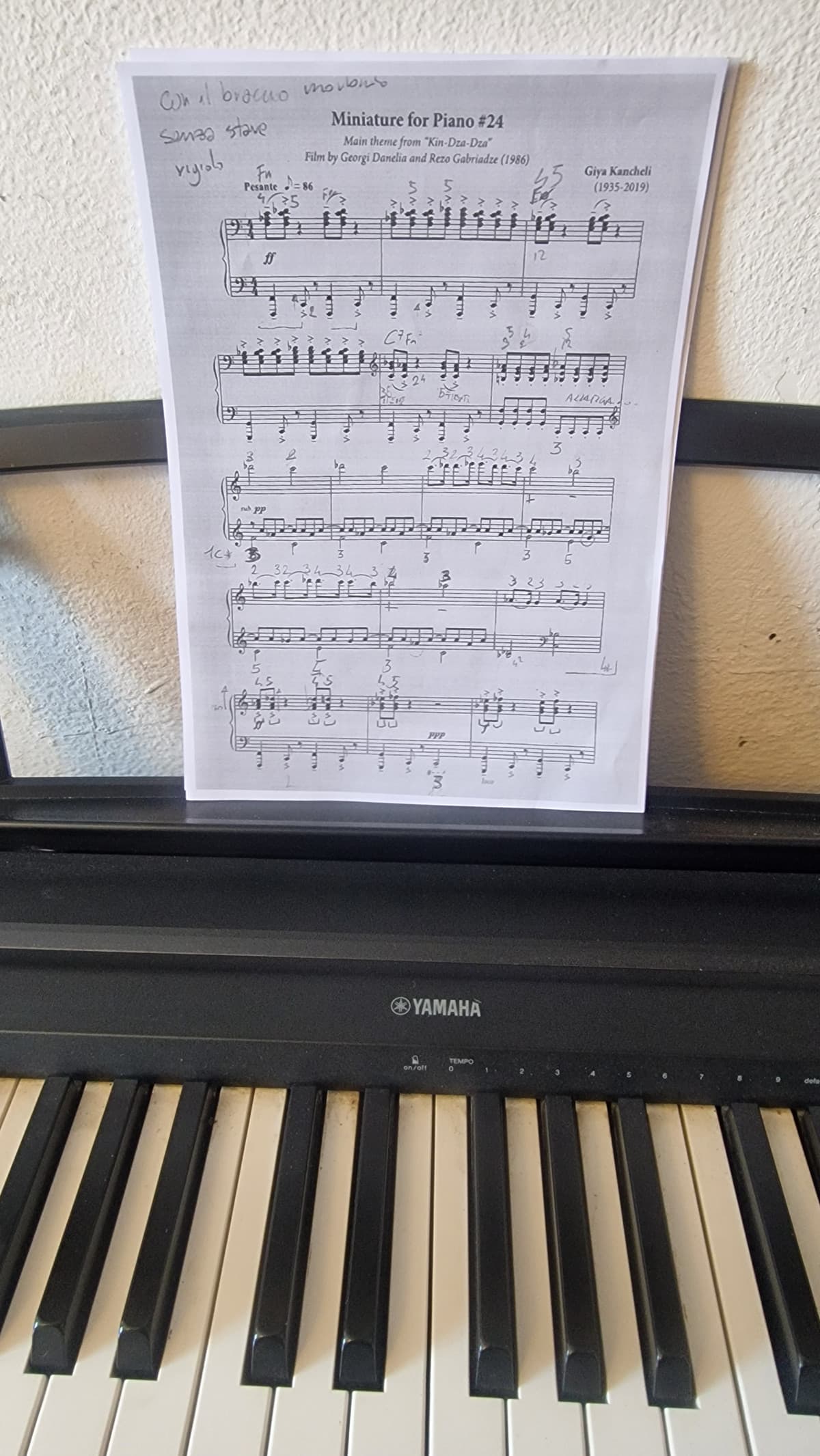 Ma io non voglio fare il pianista :(