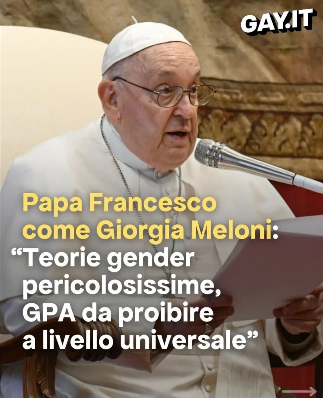 Che ribelle, franco 💪🏻 Tanto tra qualche annetto la GPA diventerà un inno alla vita, magically 🌈💁🏻‍♂️✨