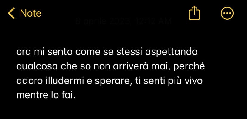 non so voi ma a me il fatto di non sapere la verità assoluta di tutto mi manda in panico 