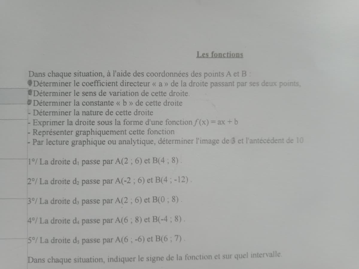 Anche se e in francese sono più o meno le stesse parole dell'italiano, credo di aver capito i primi tre punti più bhoo