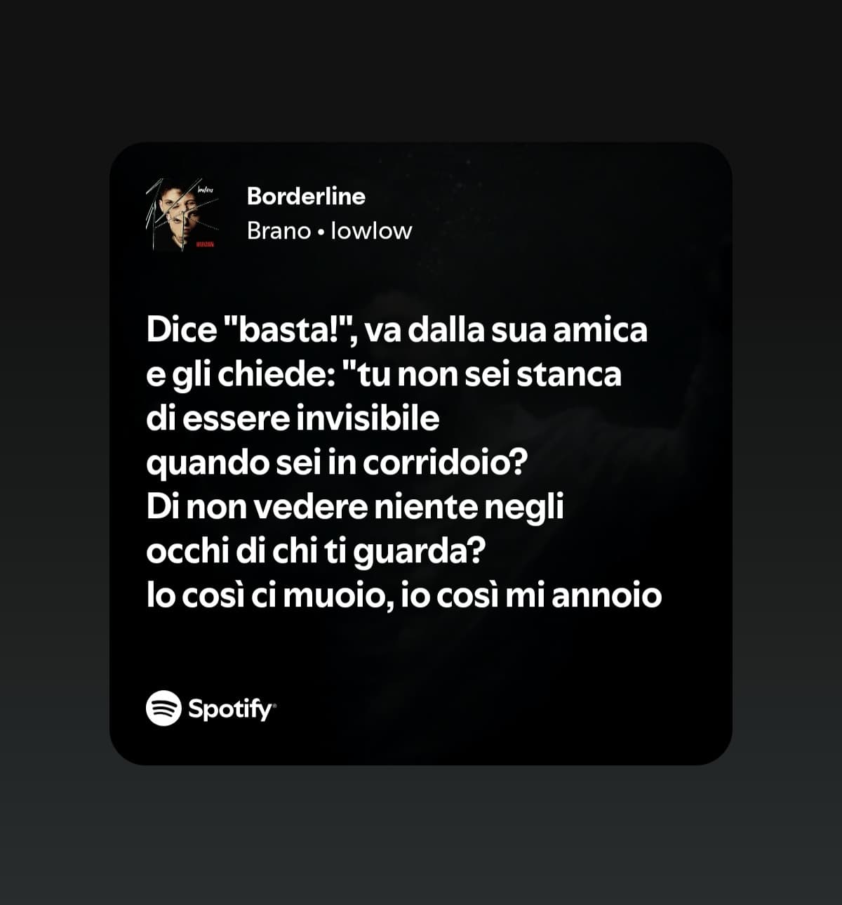 Borderline - LowLow