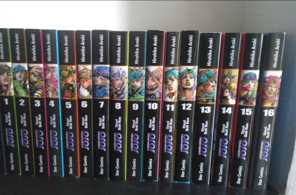 ecco la collezione di steel ball run promessa a DiegoBrando_  :3