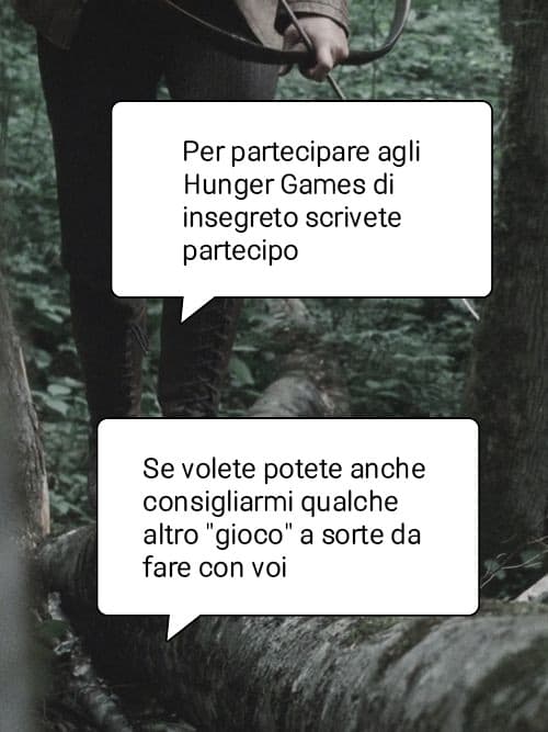 Hunger Games di insegreto ⬇️⬇️⬇️