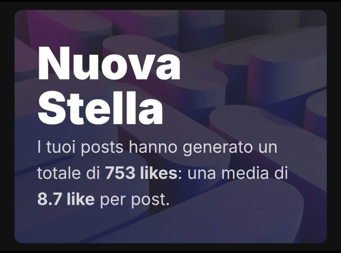 nuova stella 😎😎 sono in ritardo l'ho v