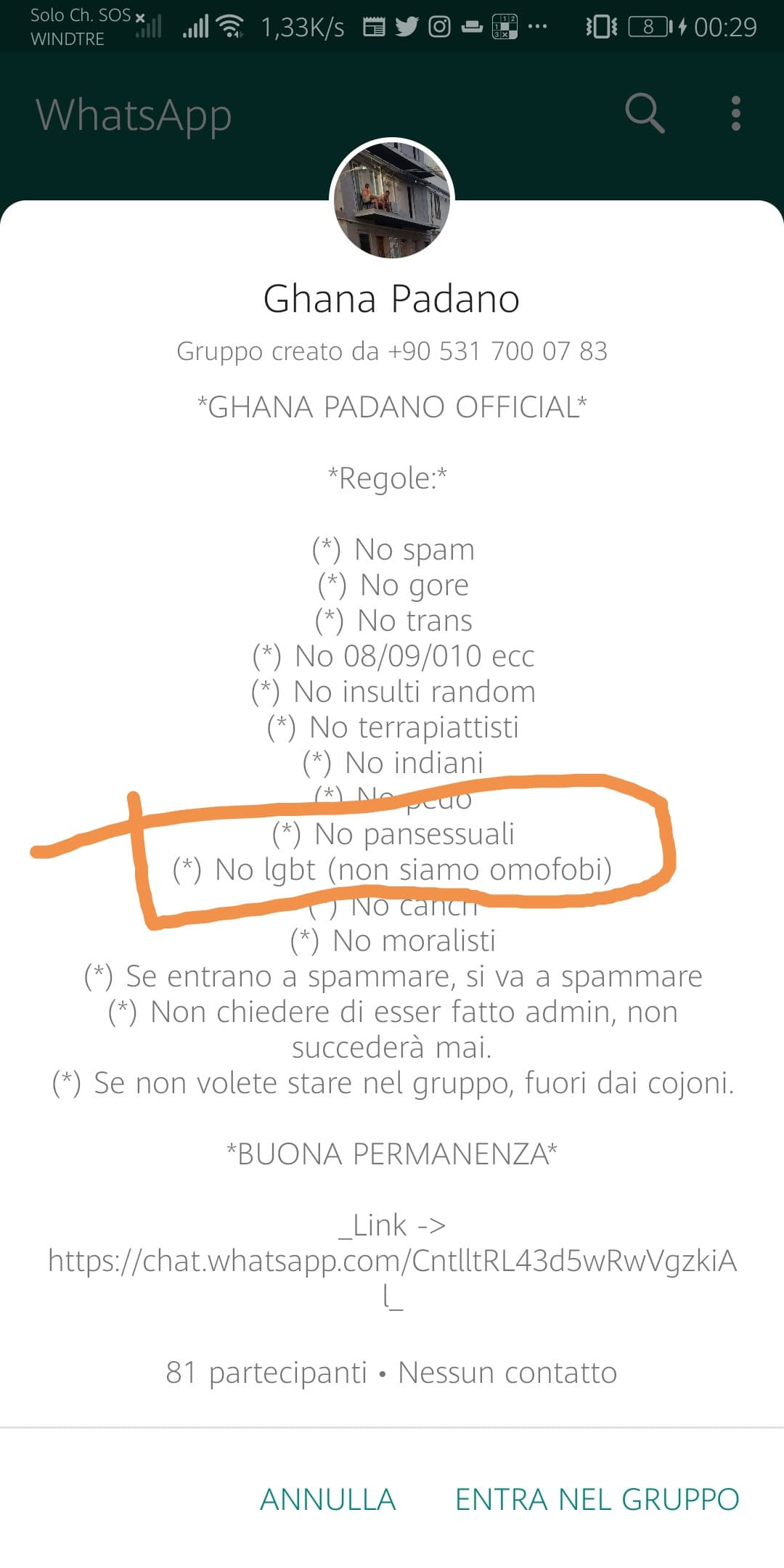 Beh se lo dite voi che non siete omofobi ci credo quasi