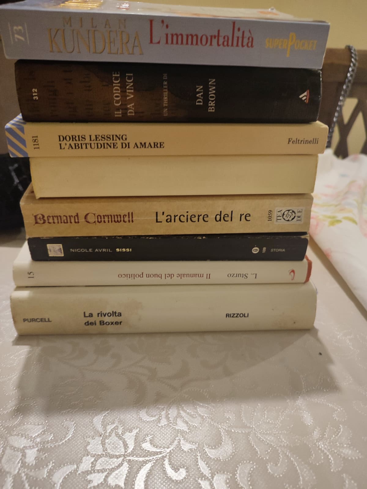 A casa non abbiamo più spazio ma continuo a prendere libri