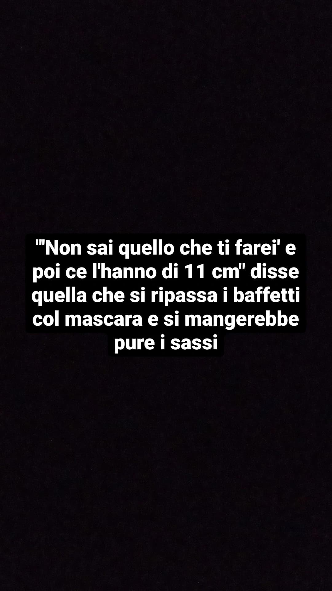 Mi prenderò tanti dislike? Si. Mi interessa? No. Ormai voglio postare solo cose che bruciano 