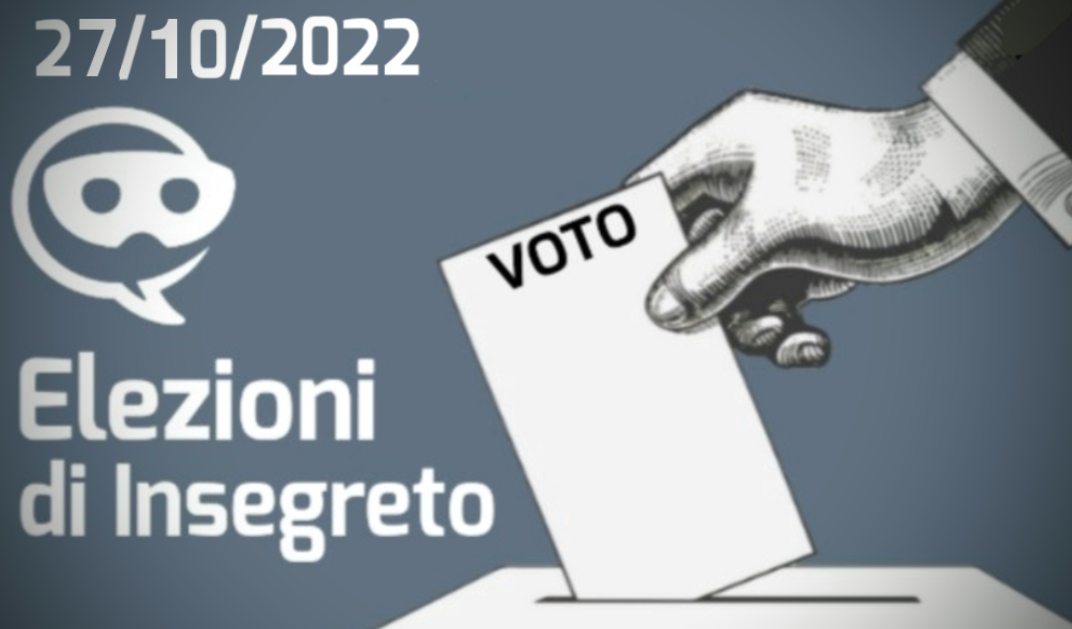 INIZIANO LE ELEZIONI DI INSEGRETO! - ANDATE A VOTARE