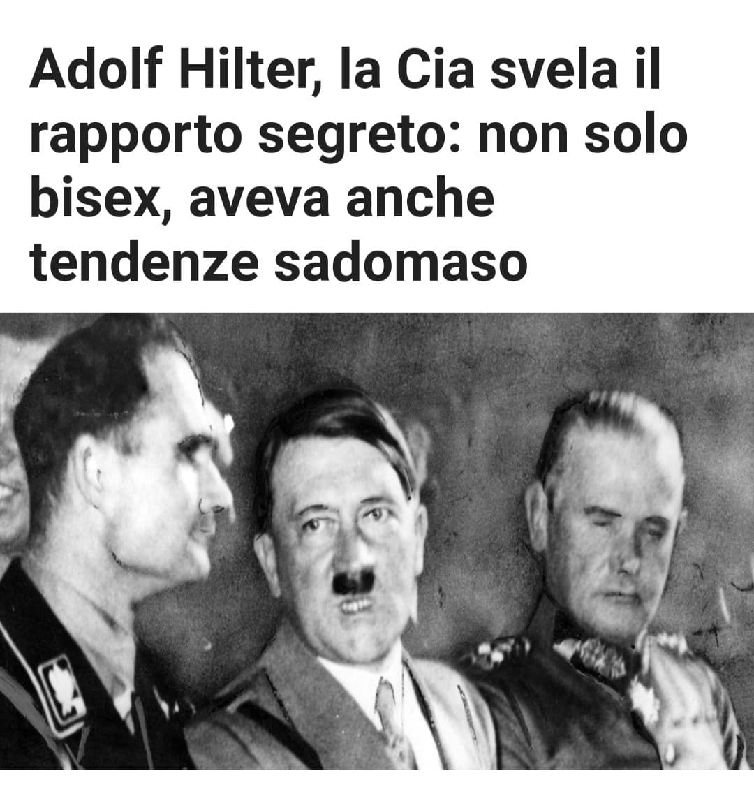 Adolf ma cosa combini ?