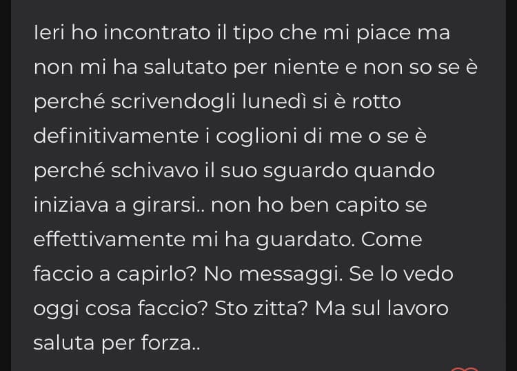 Consigli? Sono disperata 