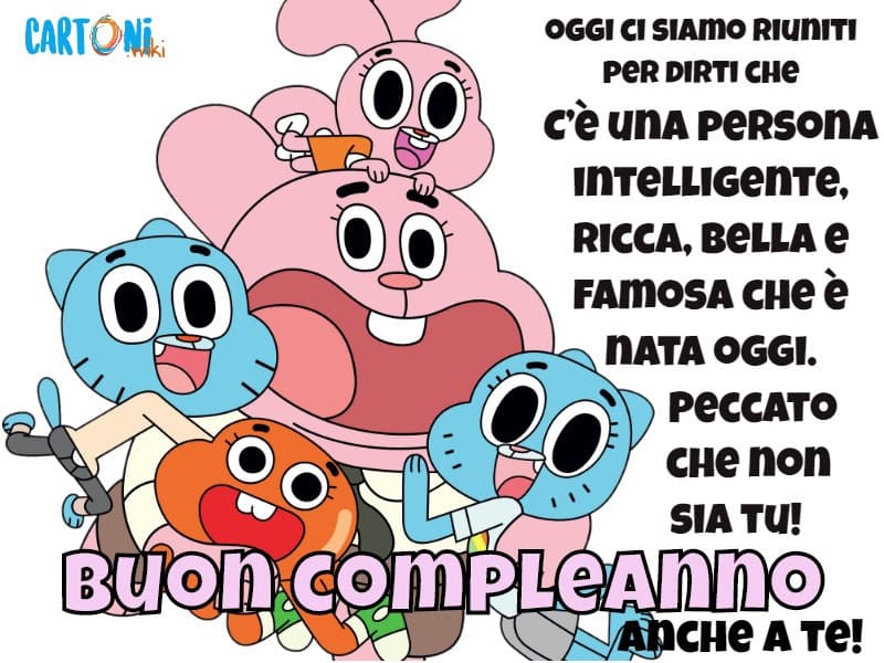 Auguri persona che compie gli anni 