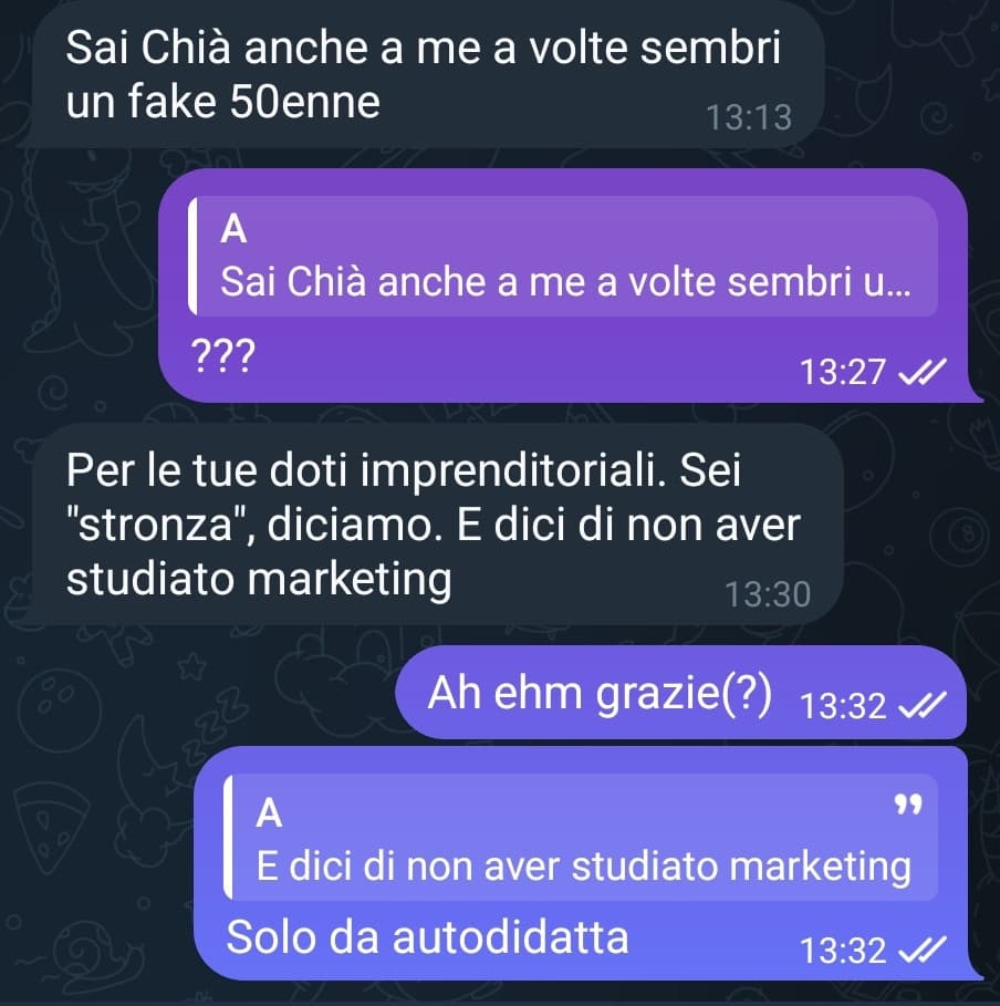 Ah sì questo screen è di 2 giorni fa, ecco quanto uso il sito in questi giorni 