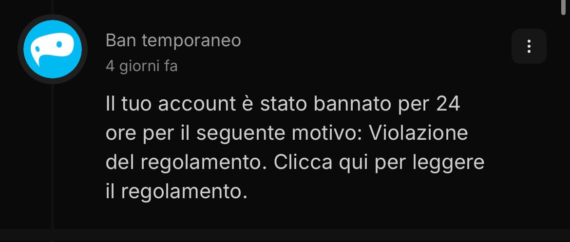 i mod di insegreto si fanno sempre riconoscere ❤️, solo una info: era perché ho detto che per me Trump non è un buon presidente?