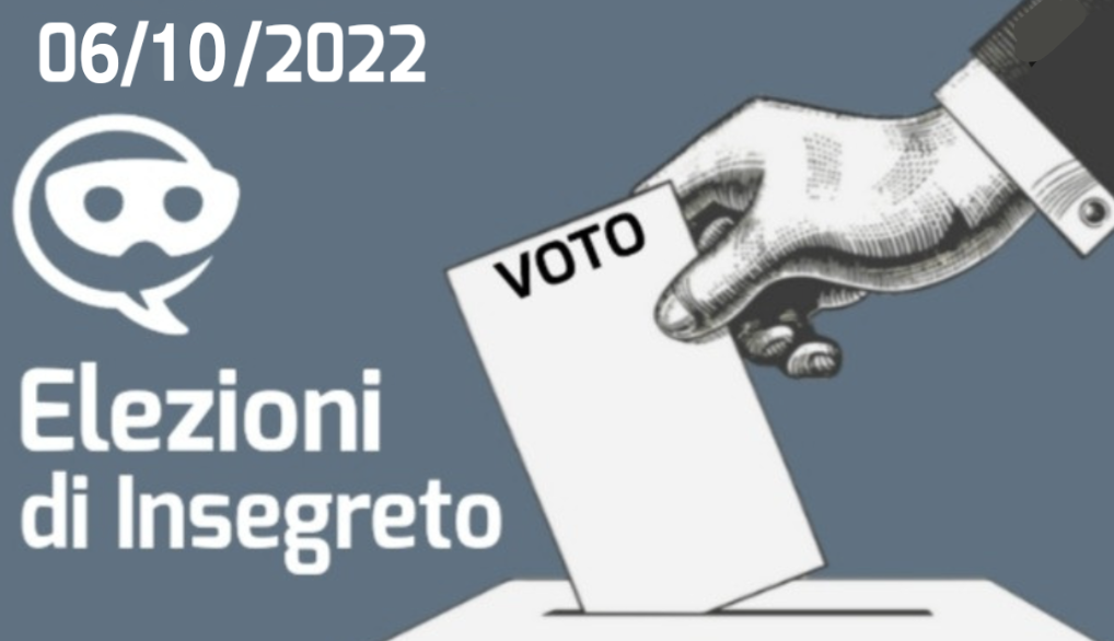 INIZIANO LE ELEZIONI DI INSEGRETO! - ANDATE A VOTARE! 