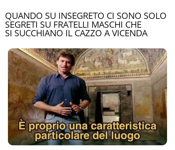 non ci sono più i segreti di una volta..