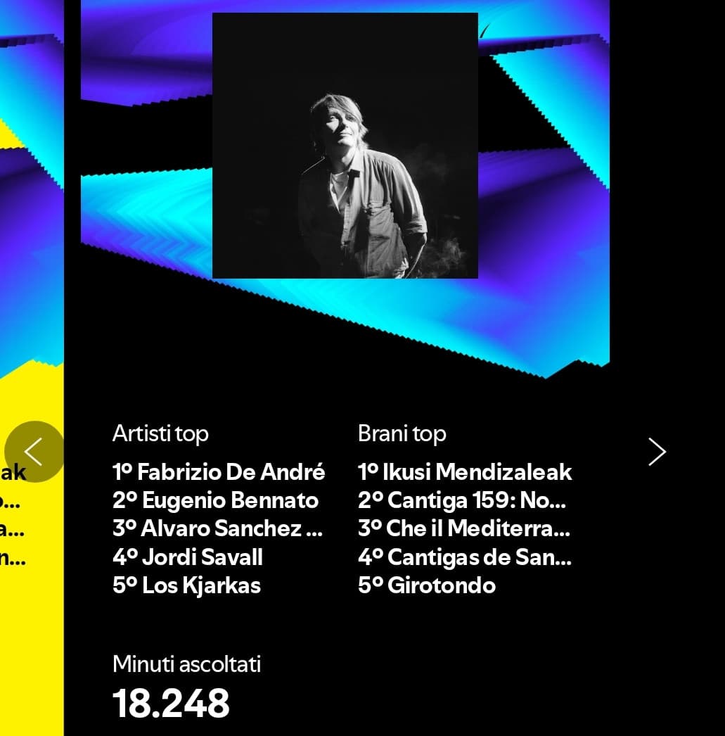 Il mio wrapped Spotify 2024