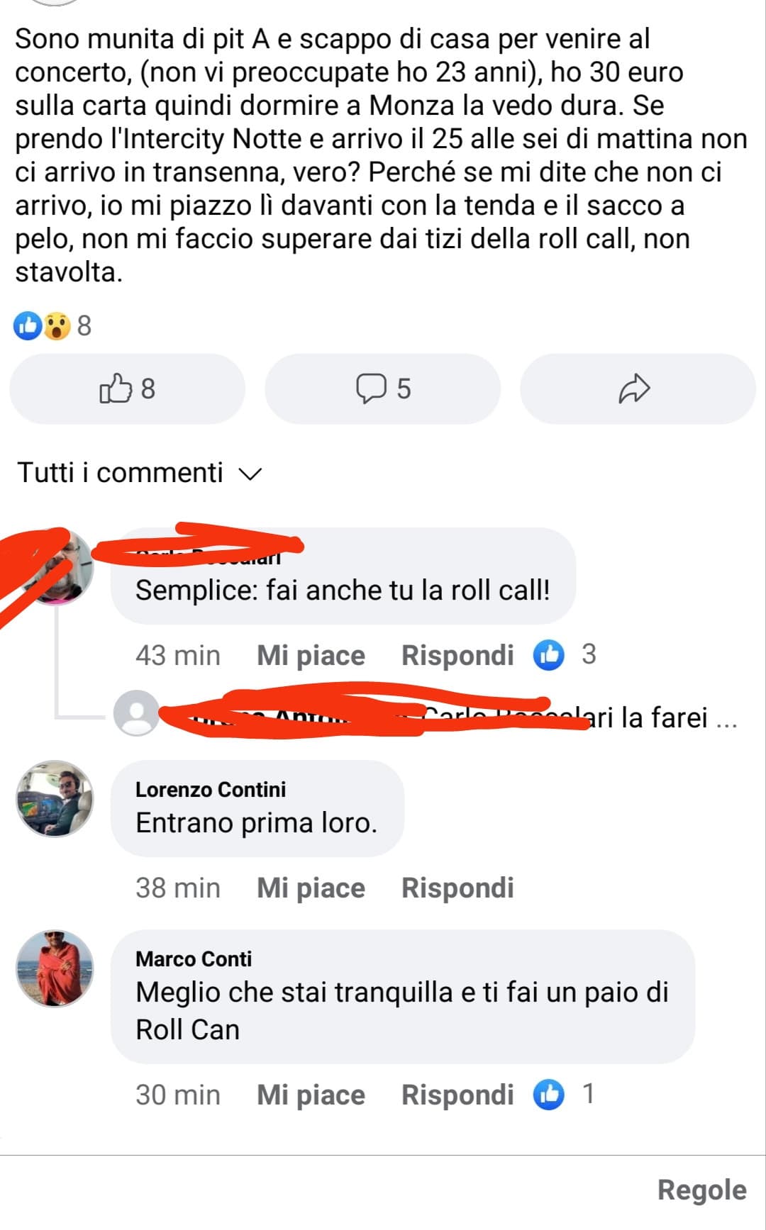 Una cosa che non ho mai capito e perché cazzo alla gente va spiegato tutto per filo e per segno. Ti ho detto che devo prendere un intercity notte, quindi devo fare un viaggio lungo e poi ti ho detto che