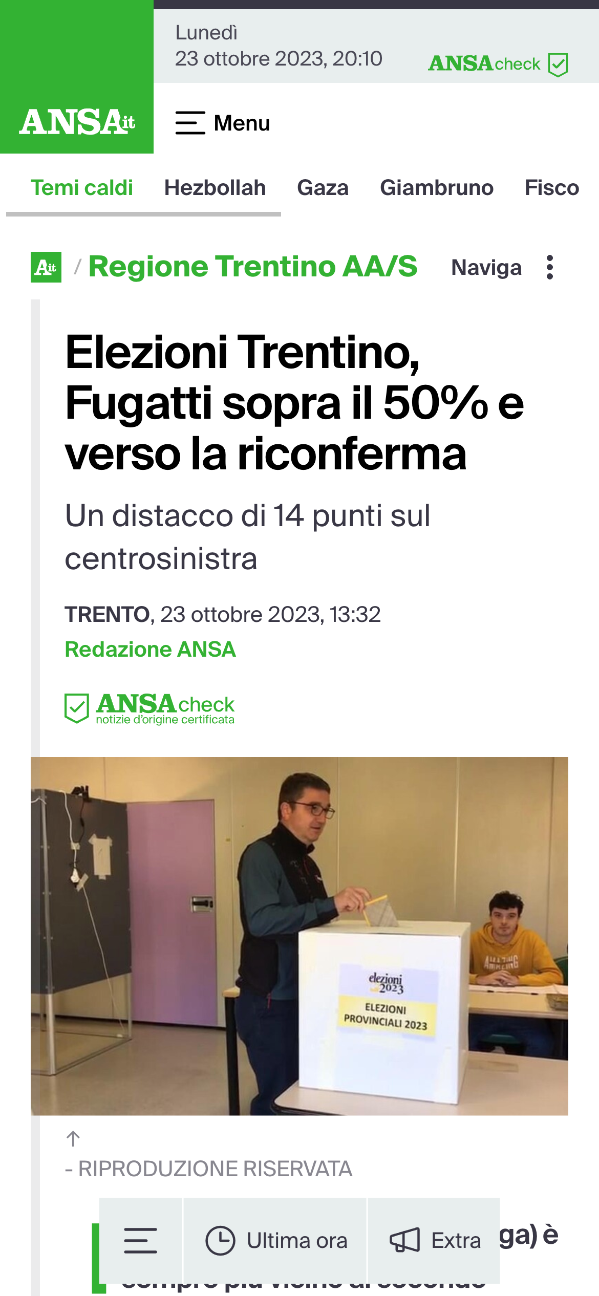 Grande vittoria per Fugatti 🥰