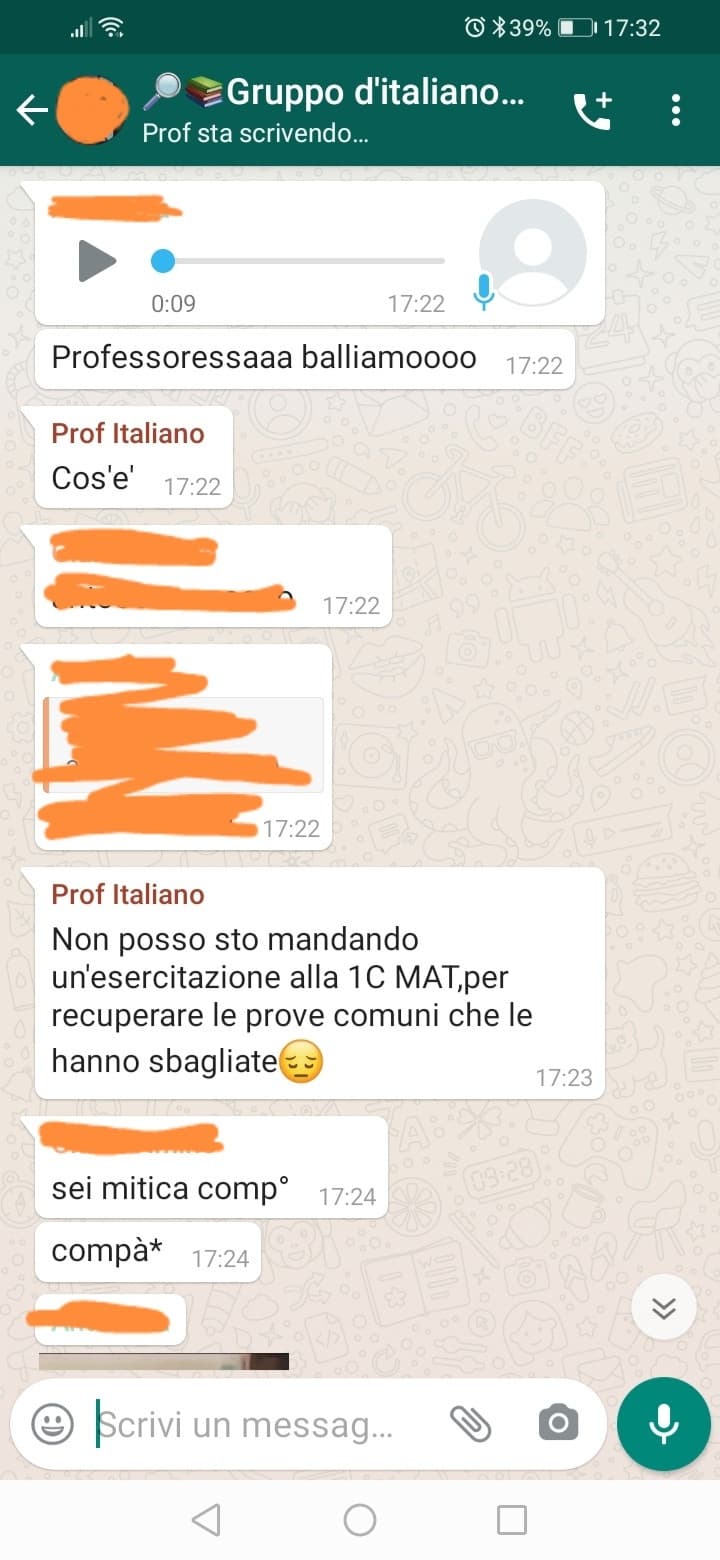 Tipiche chat con la prof parte 6