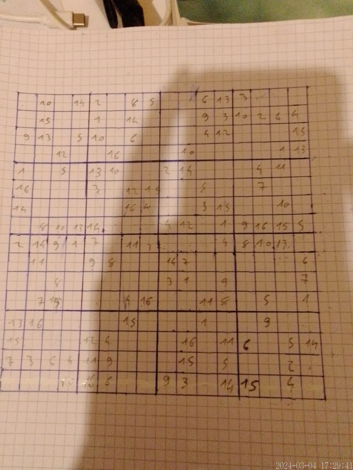 Sudoku 16x16, ce la farò? (Spoiler: si)