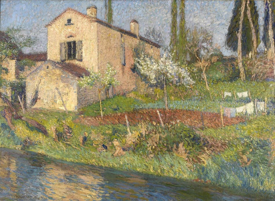 Casa di Marie-Louise in primavera