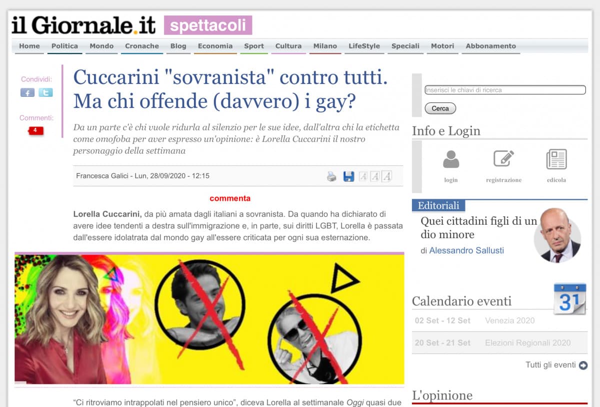 E come sempre questo “giornale” si dimostra uno spreco di carta e di spazio nei server